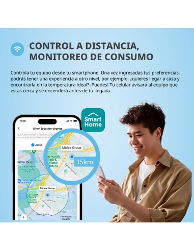 Split Muro Midea Comfee Wifi R32 24K BTU