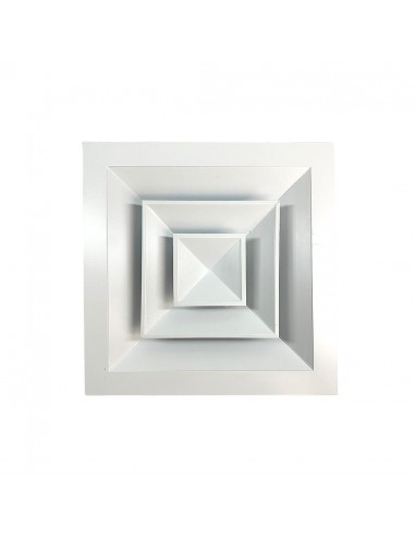 Difusor Aire 15 X 15 Cm Aluminio 5 Vías