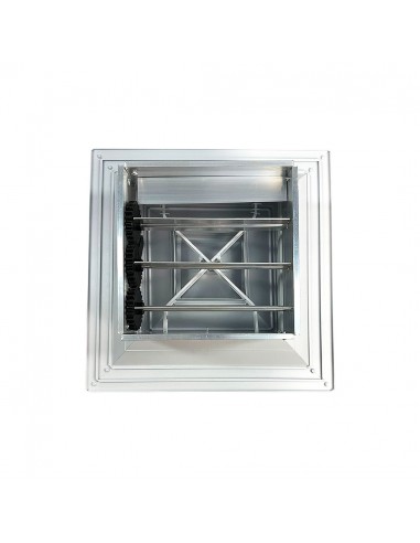 Difusor Aire 15 X 15 Cm Aluminio 5 Vías