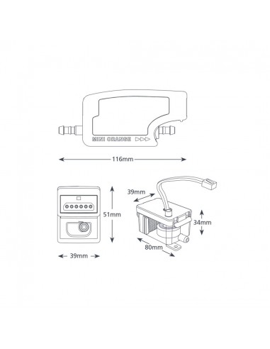 Bomba Dreno Aspen Mini Orange FP2473