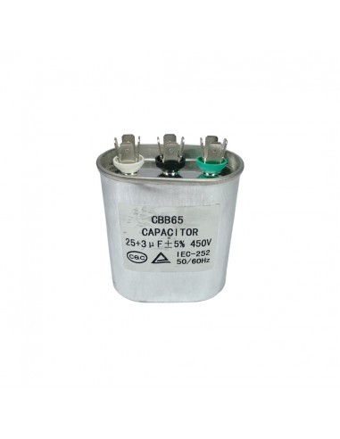 Capacitor 25+3Uf 450V